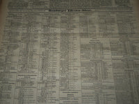 1901 JULY 3-AUGUST 31 HAMBURGER NACHRICHTEN GERMAN NEWSPAPER LOT - BV 163