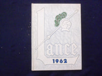 1962 LANCE ARTHUR L. JOHNSON REGIONAL HIGH SCHOOL YEARBOOK - CLARK, NJ - YB 3333