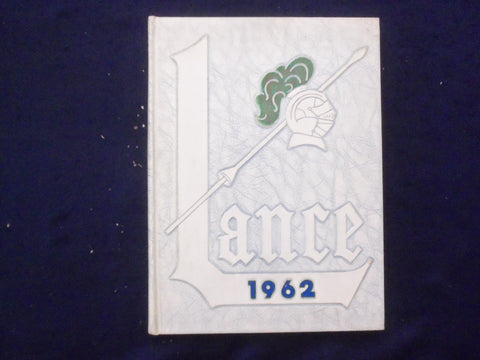 1962 LANCE ARTHUR L. JOHNSON REGIONAL HIGH SCHOOL YEARBOOK - CLARK, NJ - YB 3333