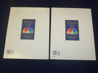 THE 1996 OLYMPIC GAMES PROGRAM-THE OFFICIAL NBC VIEWER'S GUIDE -LOT OF 2- B 6481