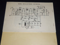 1949 APRIL INSTRUCTIONS FOR AC ELECTRONIC VOLTMETER MODEL 300 - 7TH EDN - J 9896