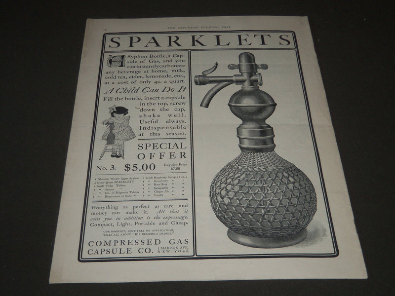 1901 JULY 6 THE SATURDAY EVENING POST MAGAZINE - ILLUSTRATED COVER - SP 539