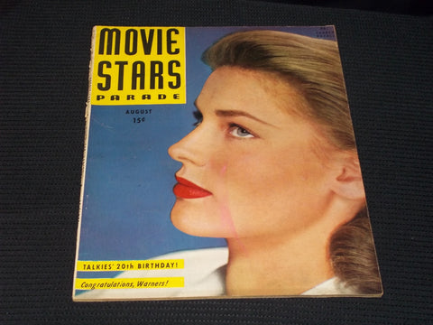 1946 AUGUST MOVIE STARS PARADE MAGAZINE - LAUREN BACALL COVER - E 13960