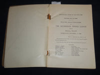 1919 THE SOVEREIGN GRAND LODGE I. O. O. F. PROCEEDINGS - BALTIMORE MD - J 8657