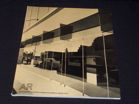 1975 MARCH ARCHITECTURAL REVIEW MAGAZINE - ARUP EAST ANGLIA COVER - E 2936