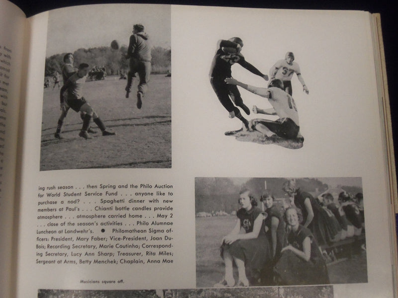 1953 THE SEAL TRENTON NEW JERSEY STATE COLLEGE YEARBOOK - GREAT PHOTOS - YB 11