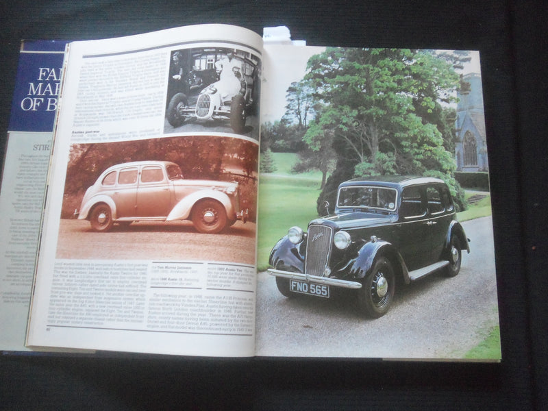 1984 FAMOUS MARQUES OF BRITAIN HARDCOVER BOOK BY JONATHAN WOOD - R 737B