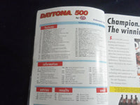1993 FEB 14 35TH DAYTONA 500 RACING PROGRAM W/PATCH - GREAT PHOTOS - SP 3744F
