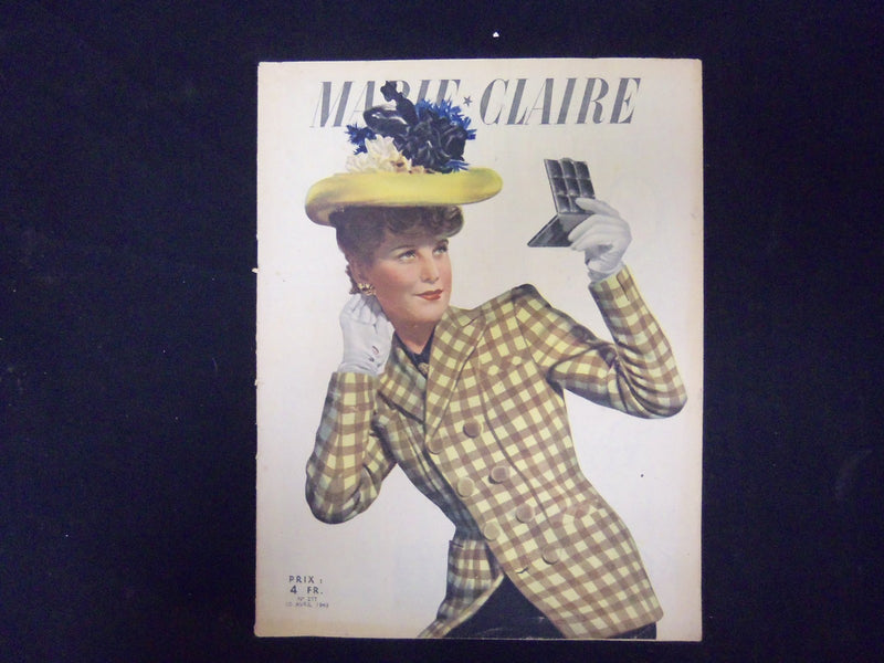 1943 APRIL 10 MARIE CLAIRE MAGAZINE - ILLUSTRATIONS, STORIES & ADS - ST 3562