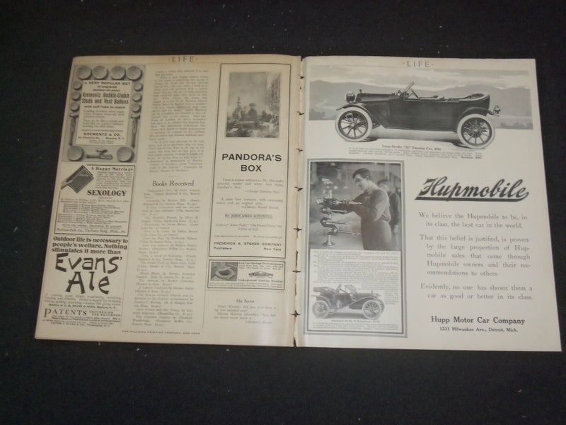 1912 MAY 23 LIFE MAGAZINE - COMMON OR GARDEN NUMBER - HIS DREAMS - ST 6478