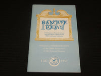 1977 HANOVER TODAY MASSACHUSETTS 250TH ANNIVERSARY PROGRAM - J 7095