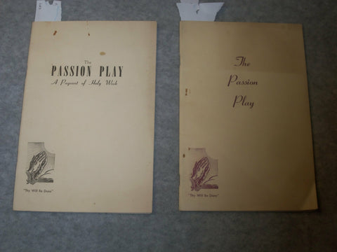 1950-1953 PASSION PLAY - ZEMBO MOSQUE - LOT OF 2 - HARRISBURG, PA - J 6284