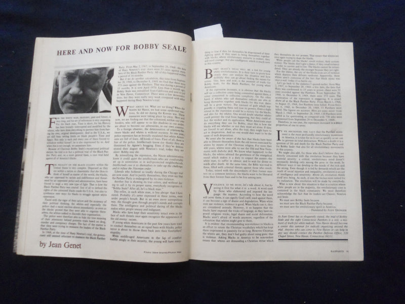 1970 JUNE RAMPARTS MAGAZINE - BOBBY SEALE - THE PANTHERS - SP 5746R