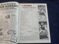 1983 NOV 27 GAMEDAY MAGAZINE- PHILADELPHIA EAGLES VS WASHINGTON REDSKINS- F 250D