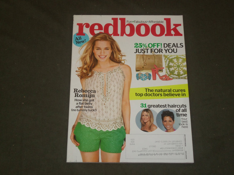 2013 AUGUST REDBOOK MAGAZINE - REBECCA ROMIJN COVER - B 1584