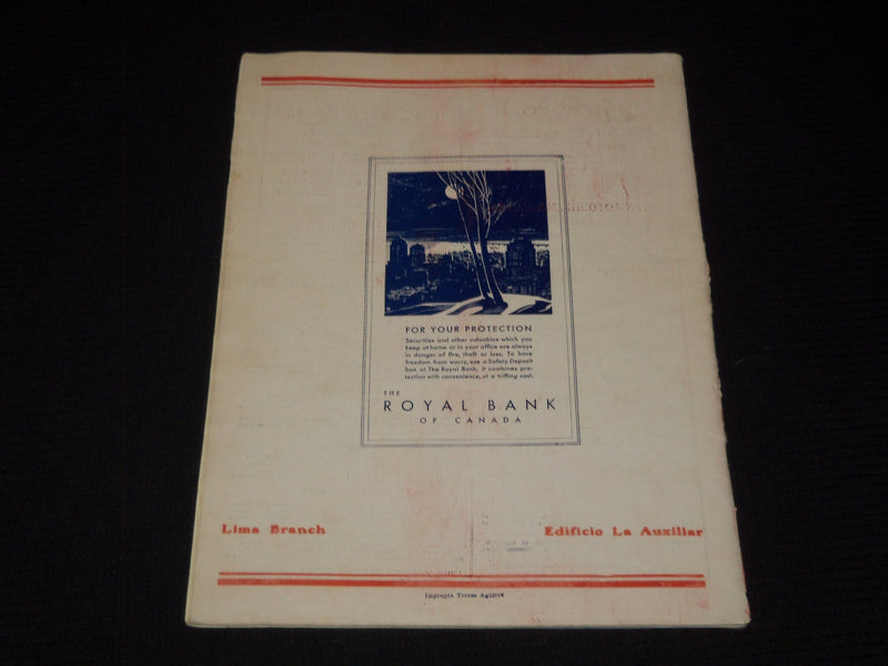 1935 MAY 21 THE NEW WEST COAST LEADER MAGAZINE - LIMA - NEW CABINET - SP 3136I