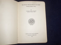 1941 WATCH OFFICER'S GUIDE - U.S. NAVY SOFTCOVER BOOK - J 9360
