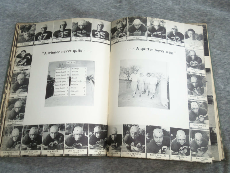 1953 EATONIAN EATON RAPIDS HIGH SCHOOL YEARBOOK - EATON RAPIDS, MI - YB 2575
