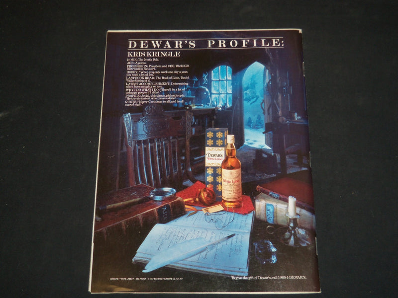 1987 DECEMBER 21 THE NEW YORKER MAGAZINE - ILLUSTRATED COVER - NY 1352