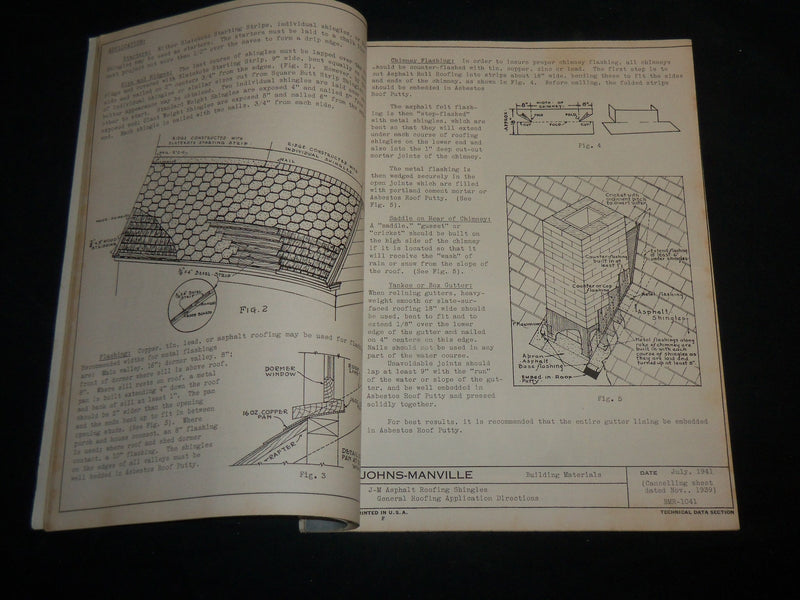 1940'S JOHNS - MANVILLE SHERWIN WILLIAMS GUIDE LOT OF 2 ISSUES - J 6766