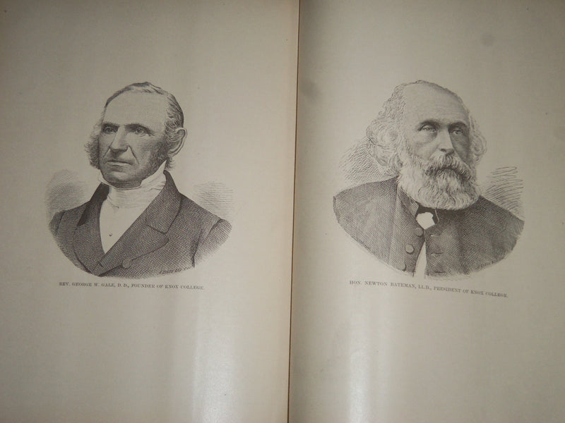 1884-1887 THE COUP D'ETAT KNOX COLLEGE BOUND VOLUME 4/6 - GALESBURG ILL- KD 4412