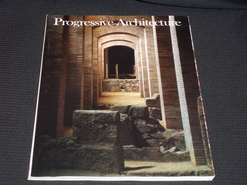 1986 JUNE PROGRESSIVE ARCHITECTURE MAGAZINE - MONEO COVER - E 4113