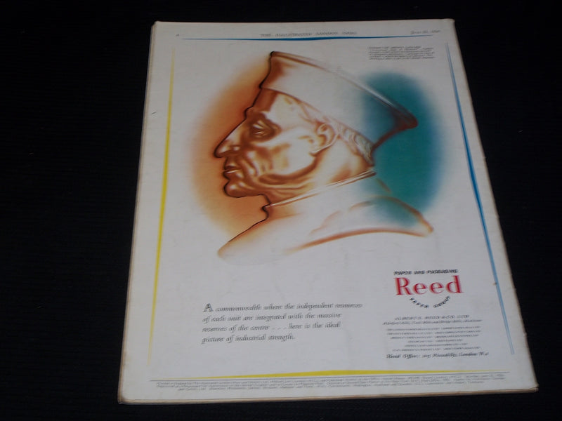 1956 JUNE 23 ILLUSTRATED LONDON NEWS MAGAZINE NICE COVERS & ADS - E 4282