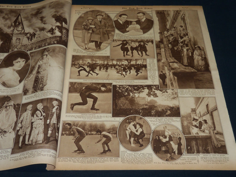 1921 JANUARY 9 NEW YORK TIMES PICTURE SECTION - GOVERNOR MILLER - NT 8926