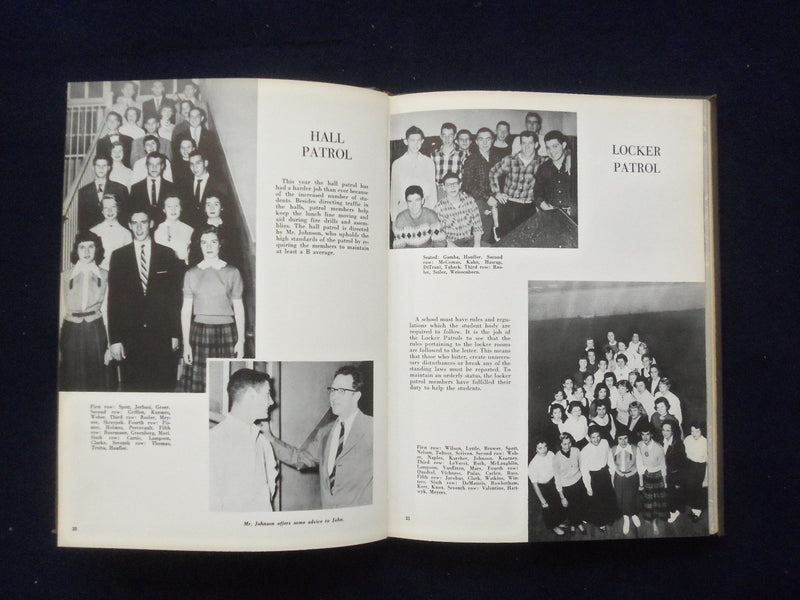 1956 SHADOWS HENRY B. WHITEHORNE HIGH SCHOOL YEARBOOK - VERONA, NJ - YB 3020