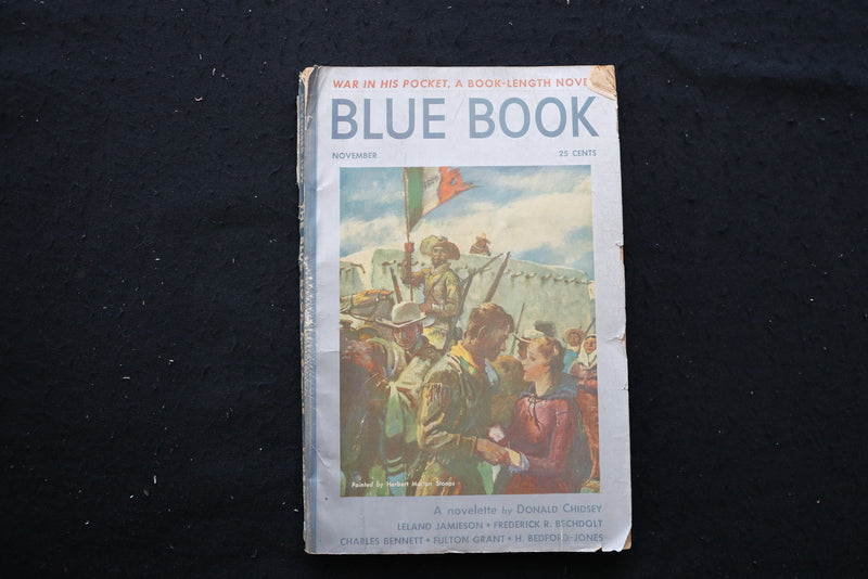 1939 NOVEMBER BLUE BOOK MAGAZINE - HERBERT MORTON STOOPS COVER - E 10271