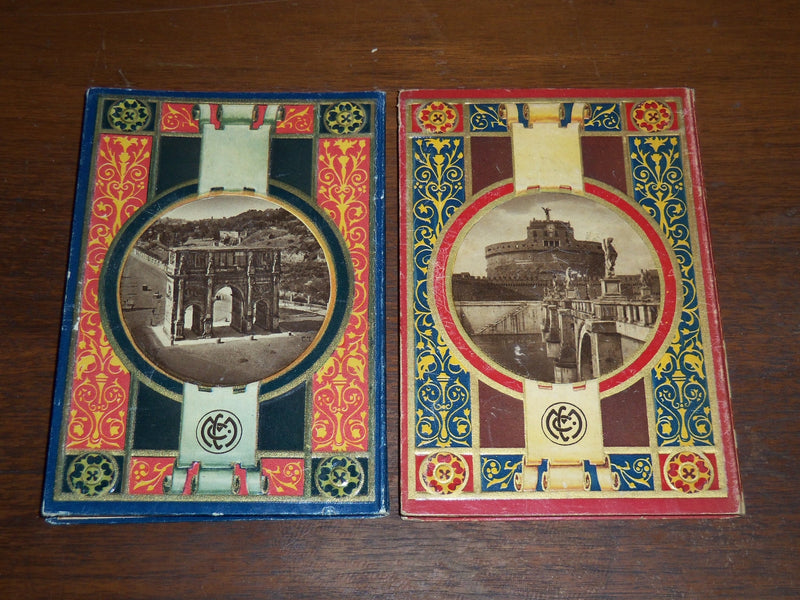 1920'S RICORDO DI ROMA VIEW BOOKS LOT OF 2 - PART 1 & PART 2 - K 1156