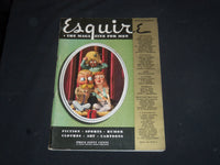 1937 SEPTEMBER ESQUIRE MAGAZINE - NICE COVER, ILLUSTRATIONS, STORIES - SP 8002