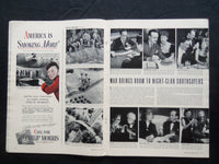 1943 JANUARY 25 LIFE MAGAZINE - EDDIE RICKENBACKER - L 323