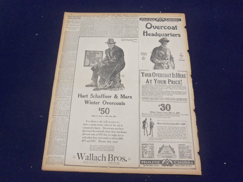 1920 NOVEMBER 12 NEW YORK TIMES - ENGLAND HONORS UNKNOWN SOLDIER - NT 8452