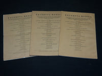 1948-1949 OTO, RHINO, LARYNGOLOGY EXCERPTA MEDICA MAGAZINE LOT OF 3 - WR 284B