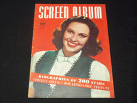 1942 WINTER NO. 18 SCREEN ALBUM MAGAZINE - LINDA DARNELL COVER - E 14631