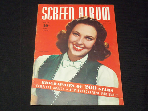 1942 WINTER NO. 18 SCREEN ALBUM MAGAZINE - LINDA DARNELL COVER - E 14631
