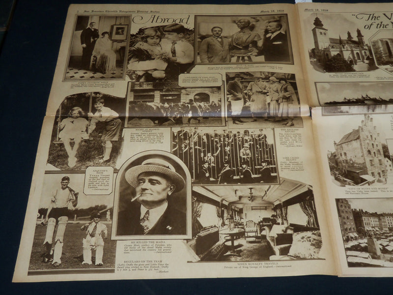 1928 MAR 18 SAN FRANCISCO CHRONICLE ROTO - PASSION PLAY - BOBBY JONES - NP 5107