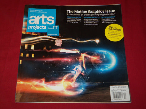 2008 DECEMBER COMPUTER ARTS PROJECT MAGAZINE ISSUE NO. 117 WITH CD - RC 673