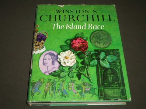 1964 THE ISLAND RACE BY WINSTON CHURCHILL HARDCOVER BOOK - I 458