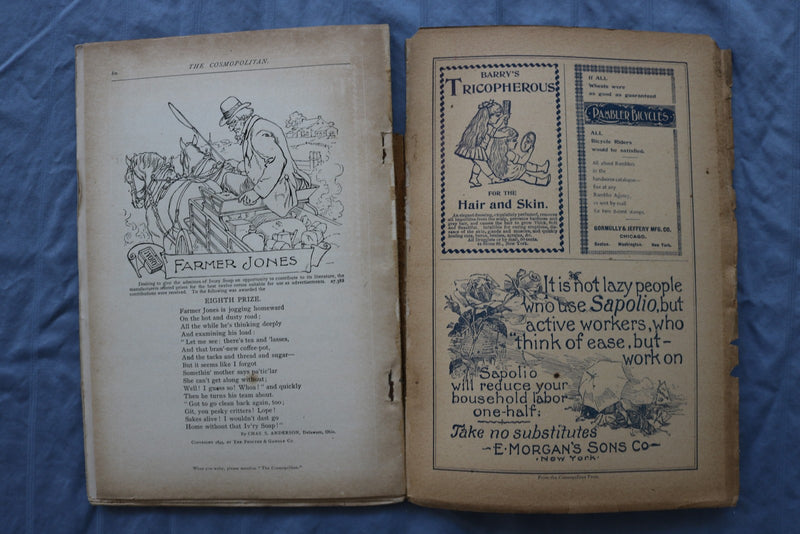 1893 JULY THE COSMOPOLITAN MAGAZINE - W.D. HOWELLS - K 2975