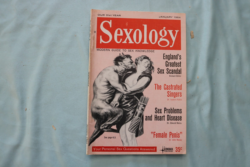 1960-1974 SEXOLOGY ILLUSTRATED MAGAZINE - LOT OF 34 - O 3954