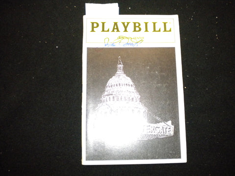 1989 MASTERGATE PLAYBILL - JOHN DOSSETT & JEROME KILTY SIGNATURES - J 8238