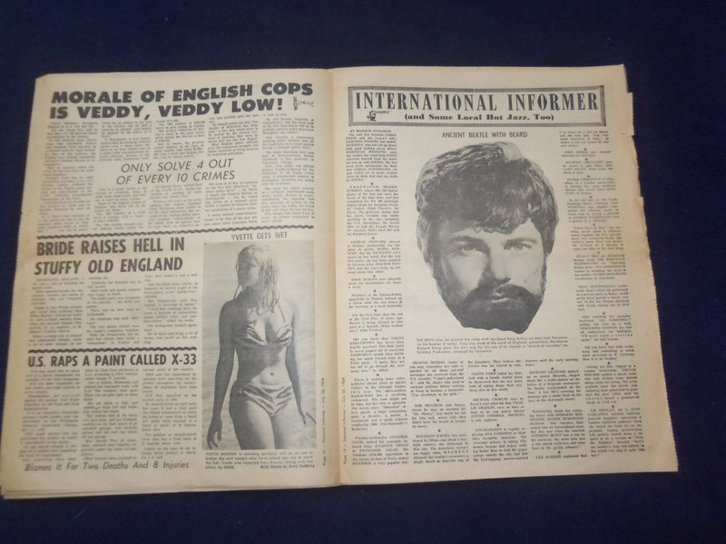 1964 JULY 26 NATIONAL INFORMER NEWSPAPER - CLERGY OK TO GET MARRIED? - NP 6912