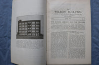 1917-1920 THE WILSON BULLETIN - THE SCHOOL LIBRARY NUMBER - LOT OF 4 - K 2966