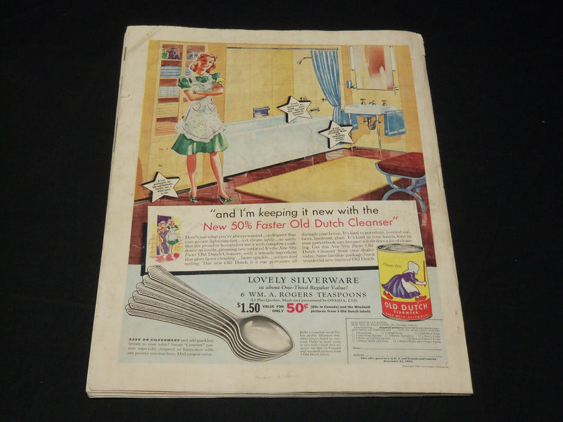 1940 SEPTEMBER WOMAN'S HOME COMPANION MAGAZINE - BEAUTIFUL FRONT COVER - F 567C