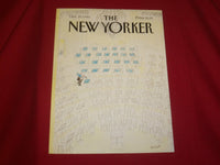 1986 OCTOBER 20 NEW YORKER MAGAZINE FRONT COVER ONLY - GREAT ART FOR FRAMING
