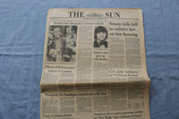 1980 DECEMBER 10 THE SUN NEWSPAPER-BALTIMORE, MD- JOHN LENNON MURDERED - NP 9215