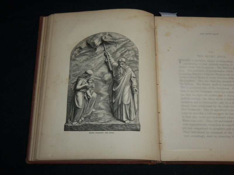 1870 OLD TESTAMENT SHADOWS HARDCOVER BOOK BY LYMAN ABBOTT - KD 6683