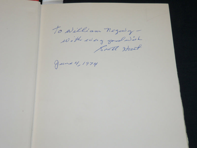 1970 WASHINGTON AT WAR HARDCOVER BOOK INSCRIBED BY SCOTT HART - D 486